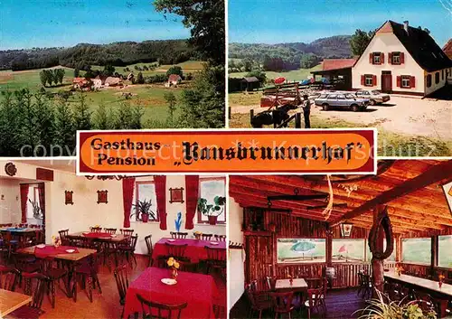 AK / Ansichtskarte Eppenbrunn Gasthaus Pension Ransbrunnerhof Kat. Eppenbrunn