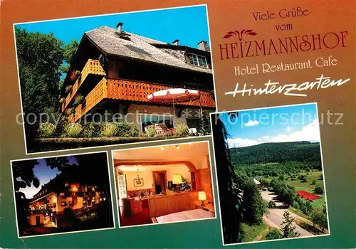 AK / Ansichtskarte Hinterzarten Hotel Restaurant Cafe Heizmannshof Kat. Hinterzarten