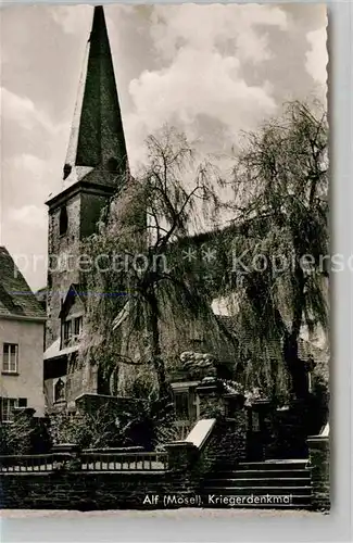 AK / Ansichtskarte Alf Mosel Kriegerdenkmal Kat. Alf