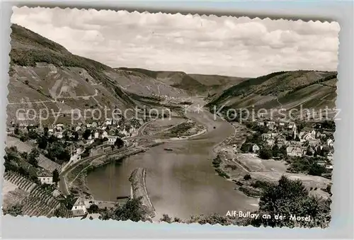 AK / Ansichtskarte Bullay Mosel Panorama mit Alf und Mosel Kat. Bullay