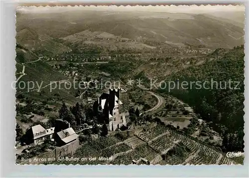 AK / Ansichtskarte Alf Mosel Fliegeraufnahme Burg Arras  Kat. Alf