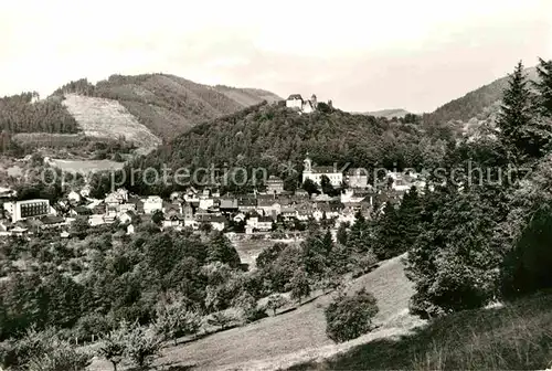 AK / Ansichtskarte Leutenberg Thueringen Panorama mit Blick zum Schloss Kat. Leutenberg