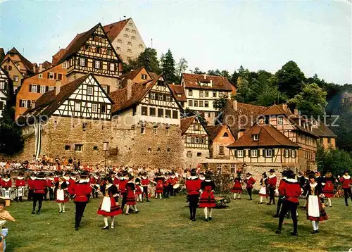 AK / Ansichtskarte Schwaebisch Hall Siedertanz Tradition Kat. Schwaebisch Hall