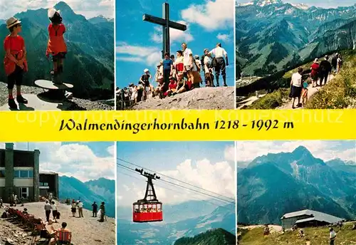 AK / Ansichtskarte Seilbahn Walmendingerhorn Kleinwalsertal  Kat. Bahnen