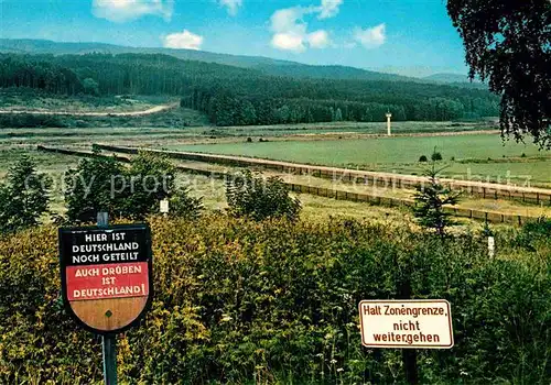 AK / Ansichtskarte Grenze Douane Zoll Zonengrenze Harz  Kat. Zoll