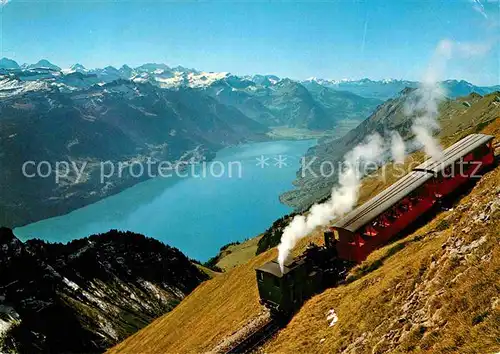 AK / Ansichtskarte Brienz Rothornbahn Brienzersee Grosshorn Diablerets Kat. Eisenbahn