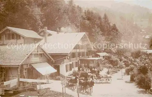 AK / Ansichtskarte Hasliberg Restaurant Pferdekutsche Kurhaus Kohler  Kat. Meiringen