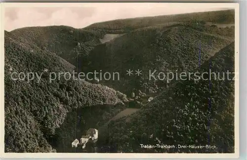 AK / Ansichtskarte Traben Trarbach Drei Haeuser Blick Kat. Traben Trarbach