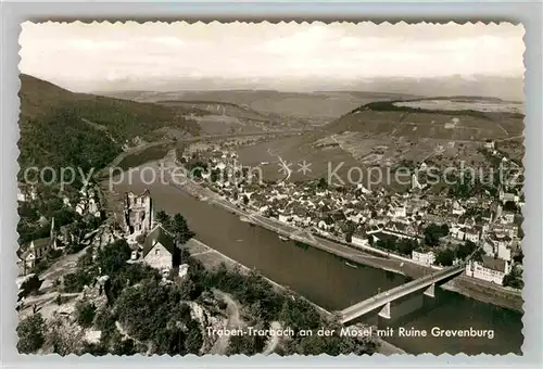 AK / Ansichtskarte Traben Trarbach Panorama mit Grevenburg Kat. Traben Trarbach