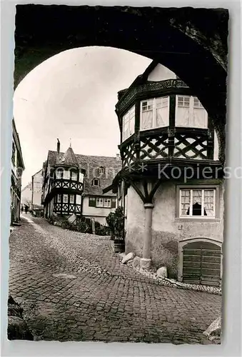 AK / Ansichtskarte Enkirch Mosel Gasse Fachwerkhaeuser Kat. Enkirch