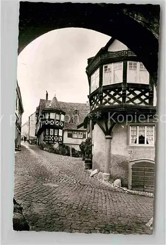 AK / Ansichtskarte Enkirch Mosel Gasse Fachwerkhaeuser Kat. Enkirch