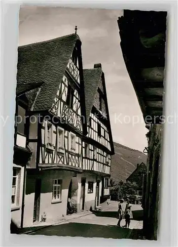 AK / Ansichtskarte Enkirch Mosel Fachwerkhaus in der Oberstrasse Kat. Enkirch