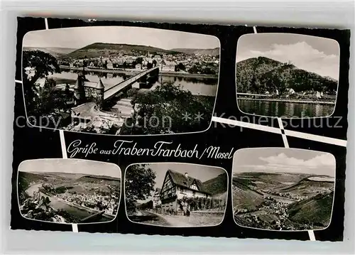 AK / Ansichtskarte Traben Trarbach Moselbruecke Panorama Fachwerkhaeuser Kat. Traben Trarbach