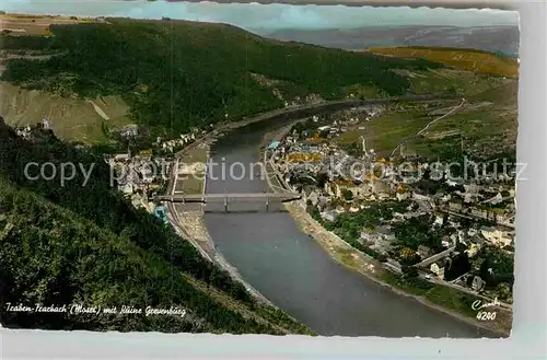 AK / Ansichtskarte Traben Trarbach Panorama mit Ruine Grevenburg Kat. Traben Trarbach