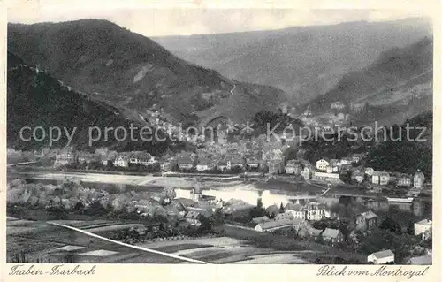 AK / Ansichtskarte Traben Trarbach Blick vom Montroyal Kat. Traben Trarbach