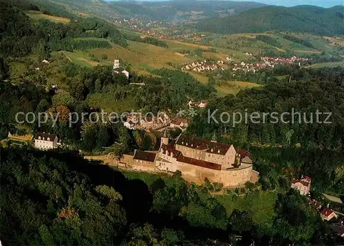 AK / Ansichtskarte Bensheim Bergstrasse Fliegeraufnahme Schloss Schoenberg Kat. Bensheim