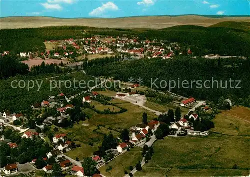 AK / Ansichtskarte Hahnenklee Bockswiese Harz Fliegeraufnahme Kat. Goslar