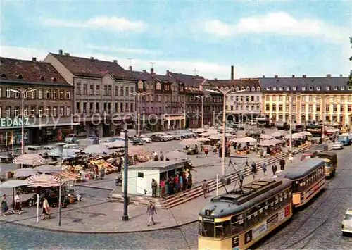 AK / Ansichtskarte Strassenbahn Fuerther Freiheit Fuerth Kat. Strassenbahn