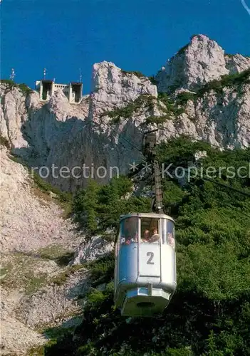 AK / Ansichtskarte Seilbahn Rauschberg Ruhpolding  Kat. Bahnen