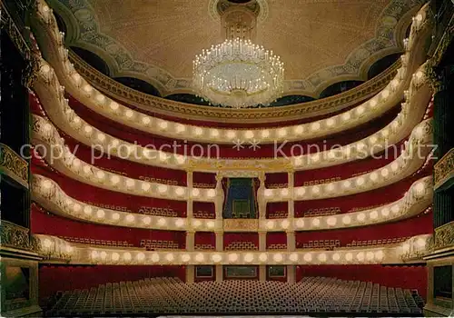 AK / Ansichtskarte Theater Muenchen Nationaltheater Zuschauerraum  Kat. Theater