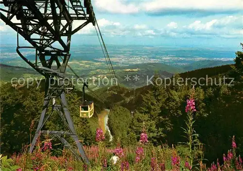 AK / Ansichtskarte Seilbahn Schauinsland Schwarzwald  Kat. Bahnen