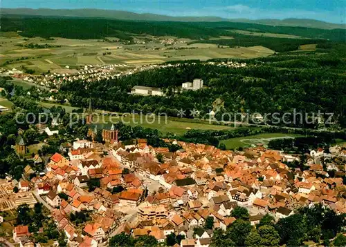 AK / Ansichtskarte Frankenberg Eder Fliegeraufnahme Kat. Frankenberg (Eder)