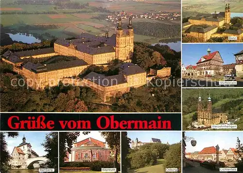 AK / Ansichtskarte Banz Bad Staffelstein Obermain Kloster Bamberg Bayreuth Coburg Lichtenfels Vierzehnheiligen Staffelstein Banz