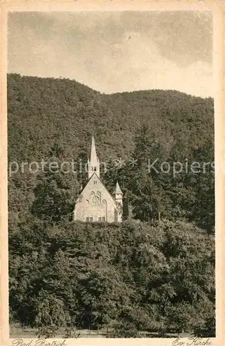 AK / Ansichtskarte Bad Bertrich Evangelische Kirche Kat. Bad Bertrich