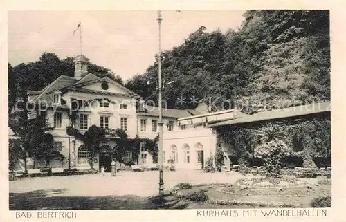 AK / Ansichtskarte Bad Bertrich Kurhaus Wandelhallen Kat. Bad Bertrich