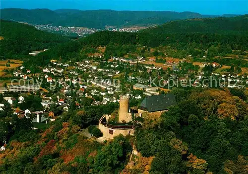 AK / Ansichtskarte Biedenkopf Schloss Fliegeraufnahme Kat. Biedenkopf