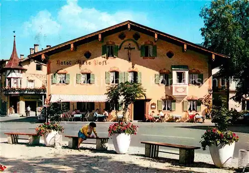 AK / Ansichtskarte Oberammergau Hotel Alte Post Kat. Oberammergau