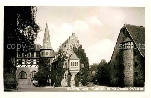 AK / Ansichtskarte Marburg Lahn Firmaneiplatz Deutsch Ordensgut  Kat. Marburg