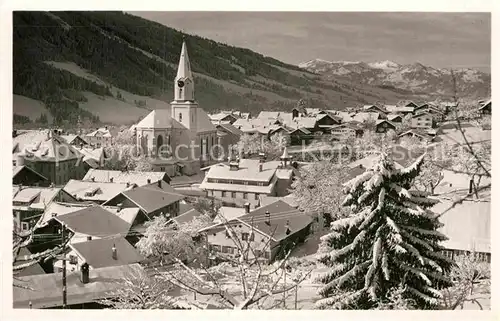 AK / Ansichtskarte Bad Hindelang Katholische Kirche  Kat. Bad Hindelang