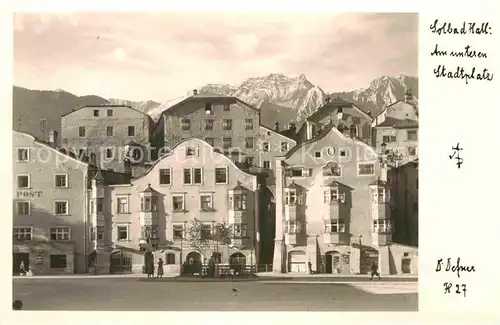 AK / Ansichtskarte Hall Tirol Unterer Stadtplatz  Kat. Hall in Tirol