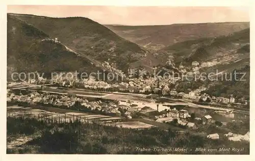 AK / Ansichtskarte Traben Trarbach Blick vom Mont Royal Kat. Traben Trarbach