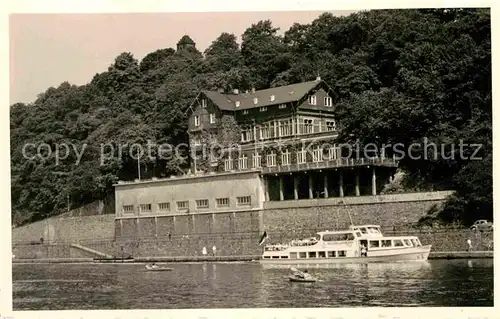 AK / Ansichtskarte Muelheim Ruhr Motorschiff Muelheim Ruhr Jugendherberge Kahlenberg / Muelheim an der Ruhr /Muelheim Ruhr Stadtkreis