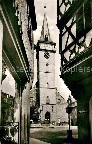 AK / Ansichtskarte oehringen Hohenlohe Stiftskirche Markstrasse  / oehringen /Hohenlohekreis LKR