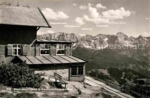 AK / Ansichtskarte Garmisch Partenkirchen Wankhaus  Kat. Garmisch Partenkirchen