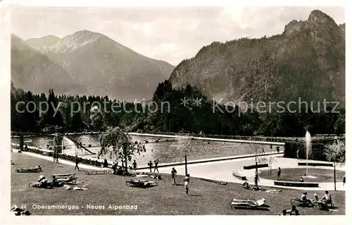 AK / Ansichtskarte Oberammergau Neues Alpenbad  Kat. Oberammergau