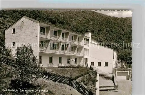 AK / Ansichtskarte Bad Bertrich Sanatorium Schiche Kat. Bad Bertrich