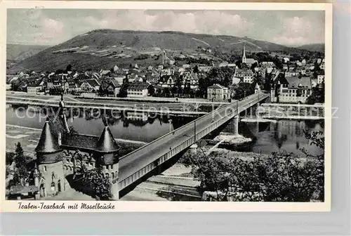 AK / Ansichtskarte Traben Trarbach Moselbruecke Panorama Kat. Traben Trarbach