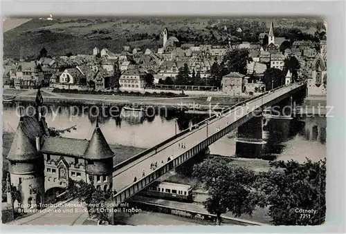 AK / Ansichtskarte Traben Trarbach Neue Bruecke Brueckenschenke Ortsteil  Traben Kat. Traben Trarbach