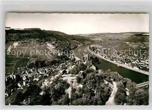 AK / Ansichtskarte Traben Trarbach Fliegeraufnahme Ruine Grevenburg Kat. Traben Trarbach