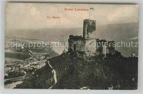 AK / Ansichtskarte Bernkastel Kues Ruine Landshut Kat. Bernkastel Kues