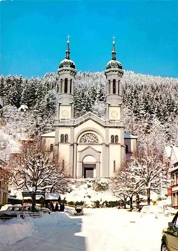 AK / Ansichtskarte Todtnau Kirche Winter im Schwarzwald Kat. Todtnau