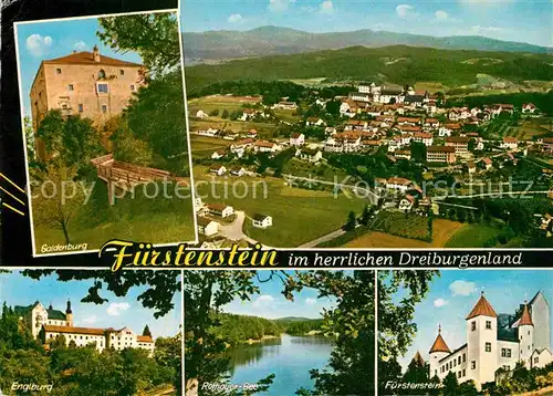 AK / Ansichtskarte Fuerstenstein Niederbayern Saldenburg Englburg Rothauer See Fuerstenstein Schloss Luftbild Kat. Fuerstenstein