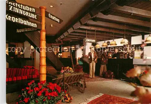 AK / Ansichtskarte Schluchsee Hetzel Hotel Hochschwarzwald Empfang Kat. Schluchsee