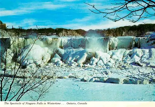 AK / Ansichtskarte Niagara Falls Ontario in wintertime Kat. Niagara Falls Canada