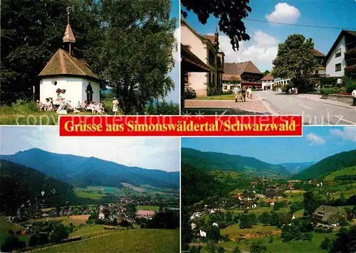 AK / Ansichtskarte Simonswaeldertal Fliegeraufnahme Kapelle Ortspartie Kat. Regionales