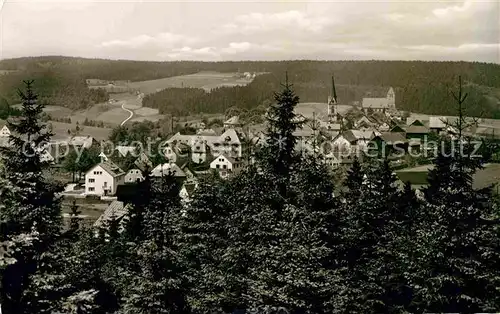 AK / Ansichtskarte Bischofsgruen Panorama Hoehenluftkurort Fichtelgebirge Kat. Bischofsgruen